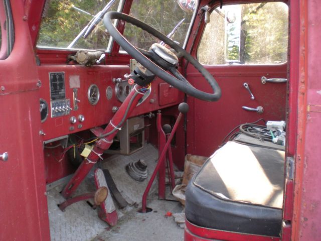 1959 Pirsch fire engine - interior