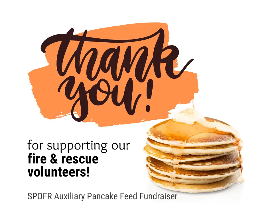Thank You for Supporting Our Recent Pancake Feed!