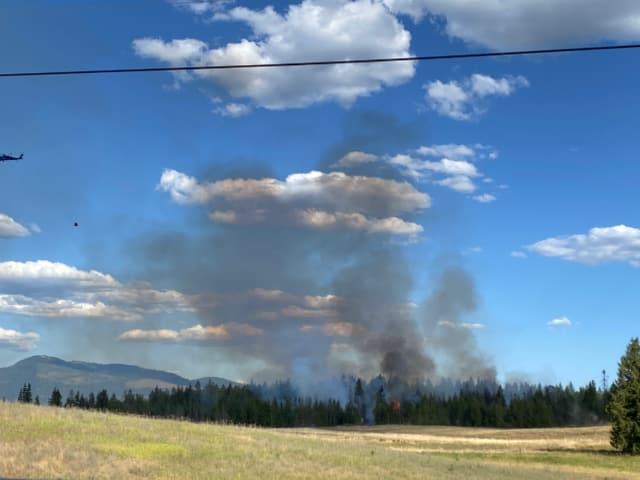 Brush Fire on Spring Valley Road – July 27, 2023
