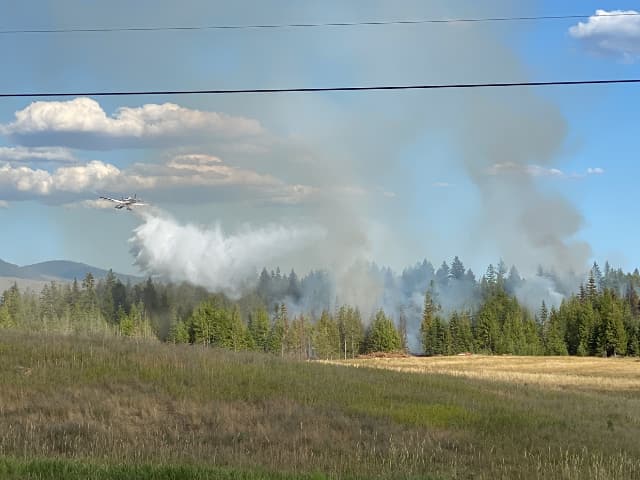 Spring Valley Rd fire July 27, 2023