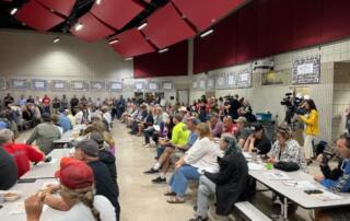 Riverside High School's Oregon Fire Update Meeting