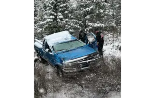 Injury accident on December 1 at MP 327 Rt 2