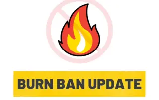 Burn Ban Update