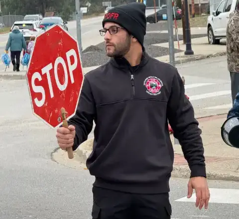 Halloween 2025 SPOFR Volunteer and Crossing Guard in Newport