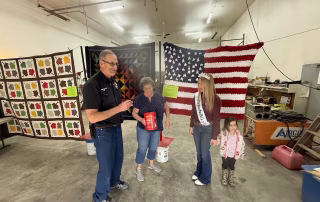 Pancake Feed 2026 Raffling Quilts