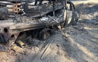 Chelan Hills Fire B36 brush truck, passenger's side