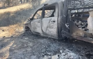 Chelan Hills Fire B36 brush truck, driver's side