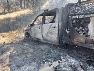 Chelan Hills Fire B36 brush truck, driver's side